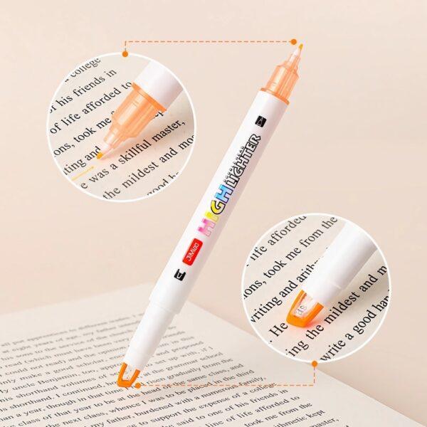 JiMiao Double Headed Highlighters Marker Pen