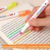 JiMiao Double Headed Highlighters Marker Pen