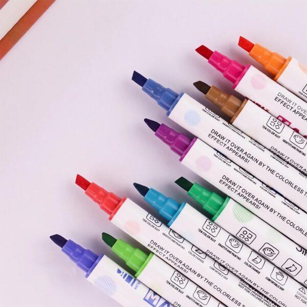 Double-head Highlighter Marker Pen