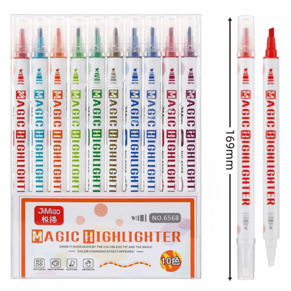 Double-head Highlighter Marker Pen