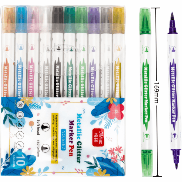 Double-headed Metal Marker Pens for Art Painting