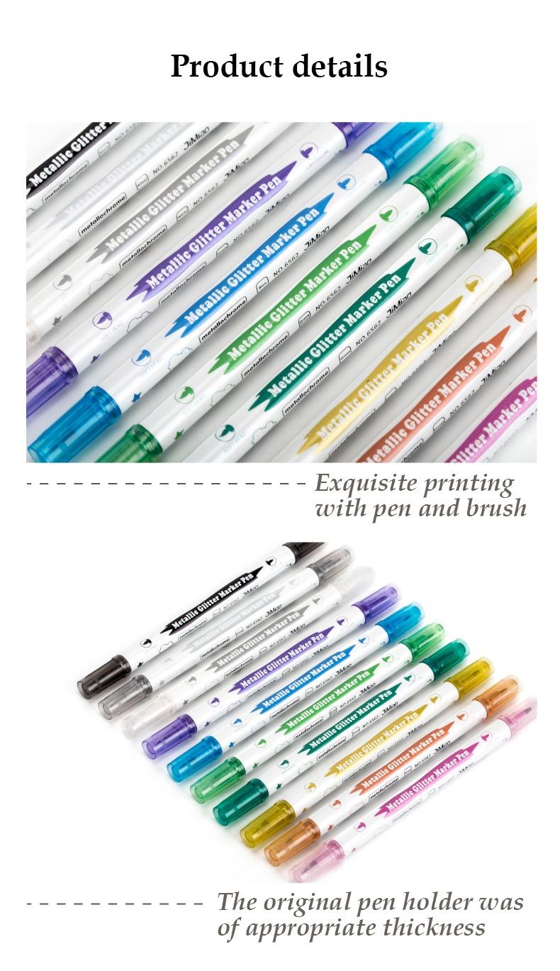 Product ditails-Double-headed Metal Marker Pens for Art Painting