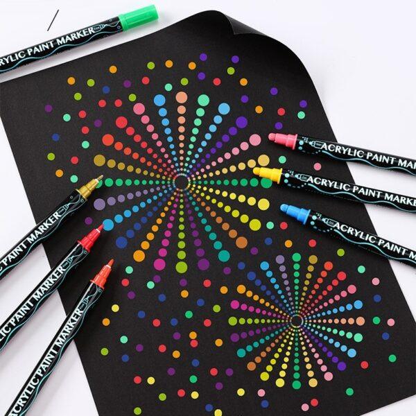 JiMiao Gouache Acrylic Coloring Marker Pen