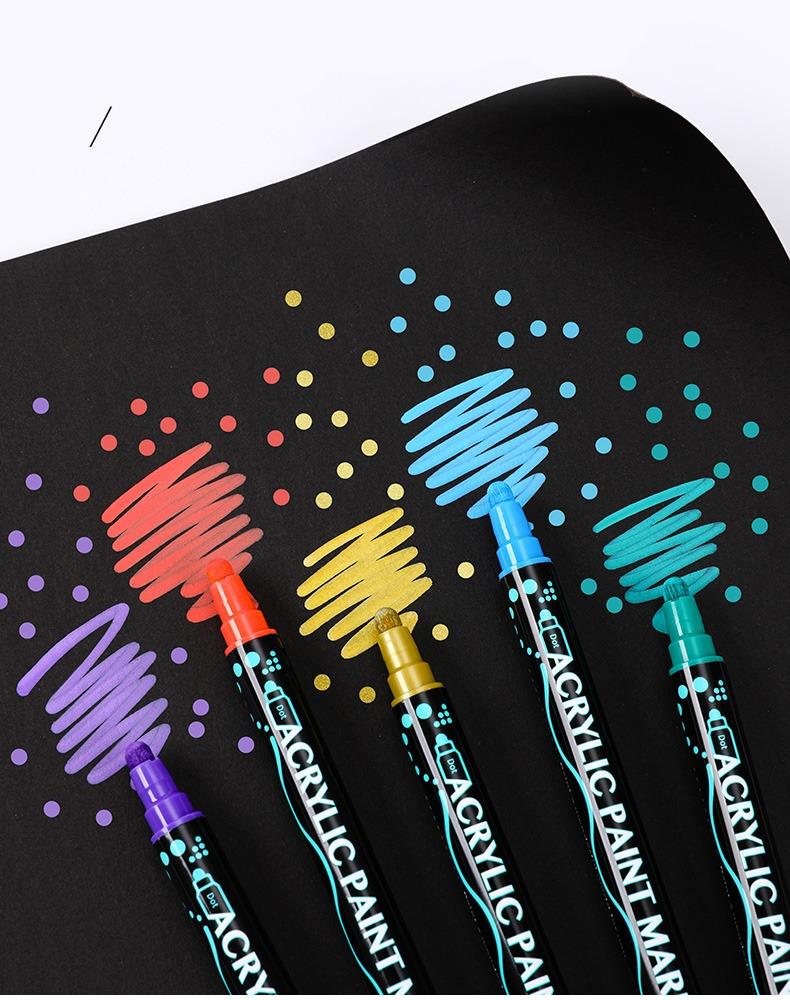 JiMiao Gouache Acrylic Coloring Marker Pen