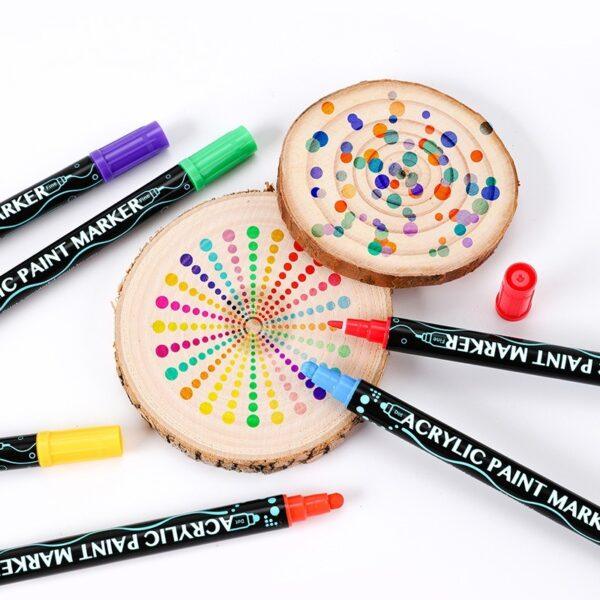 JiMiao Gouache Acrylic Coloring Marker Pen