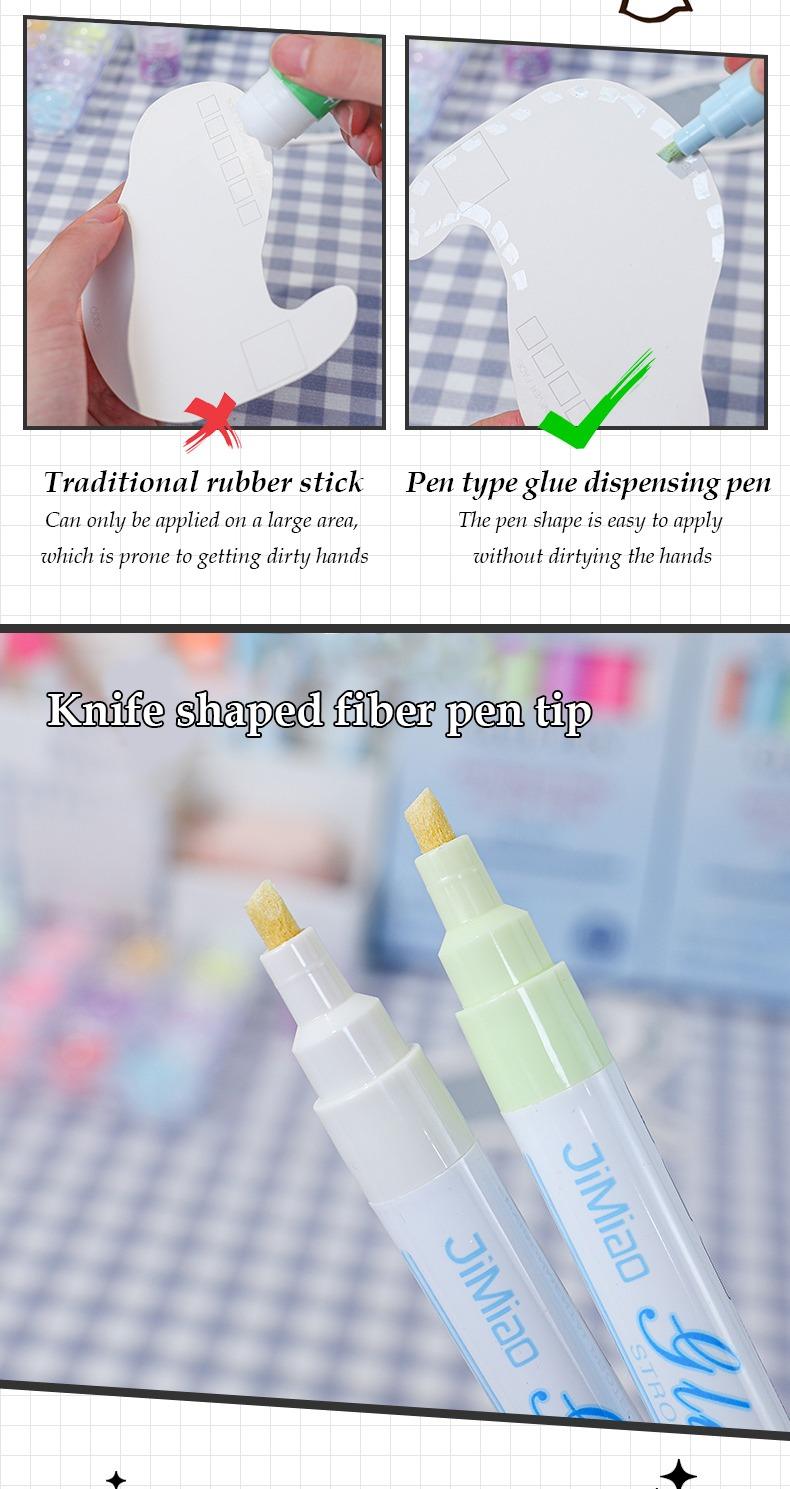 JiMiao Colorful Handmade Adhesive Markers Pen