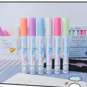 JiMiao Colorful Handmade Adhesive Markers Pen