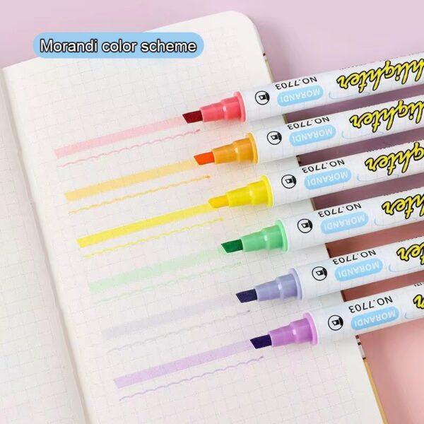 JiMiao Double-Headed Highlighter Markers Set