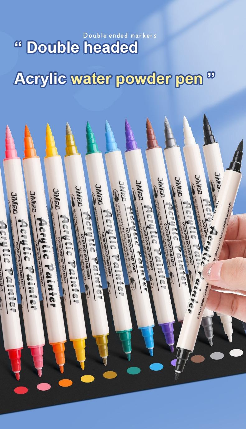 JiMiao Double-headed Acrylic Marker Pen