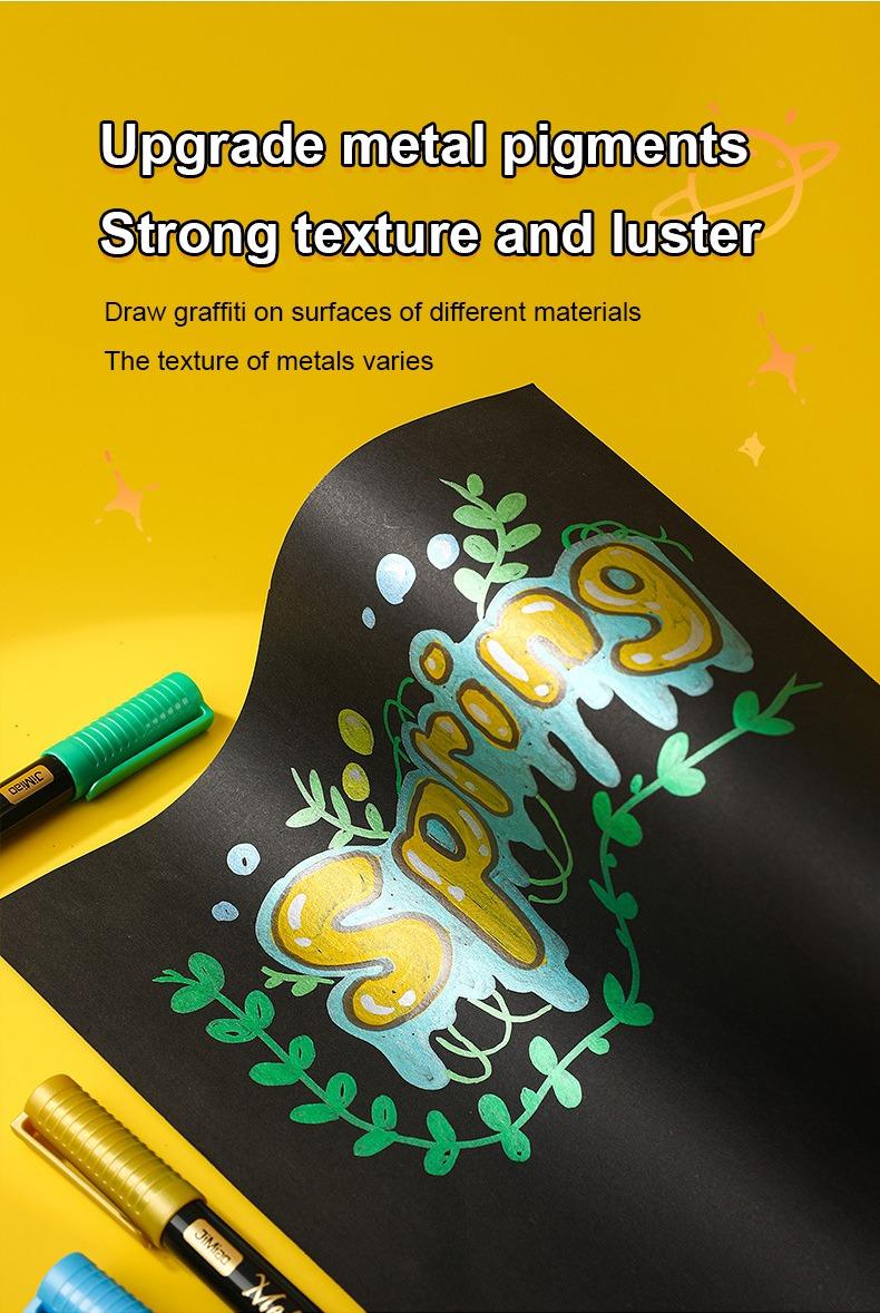 JiMiao Soft-Head Metallic marker