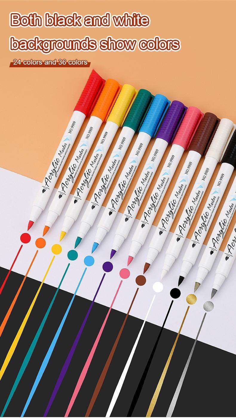 JiMiao Soft-headed Acrylic Marker Pen