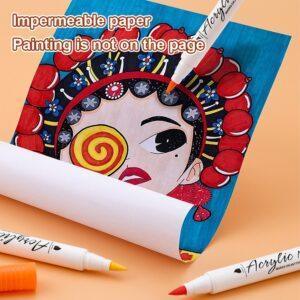 JiMiao Soft-headed Acrylic Marker Pen