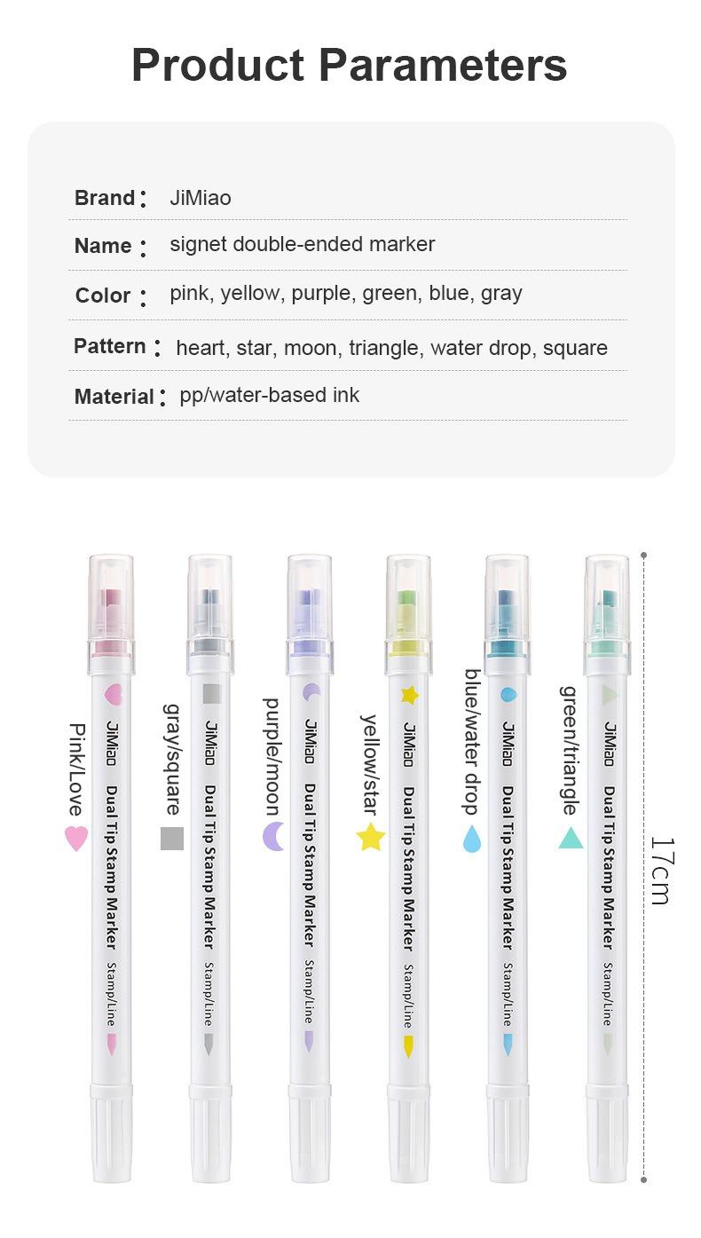 Product parameters-JiMiao Double Head Highlighter Pen