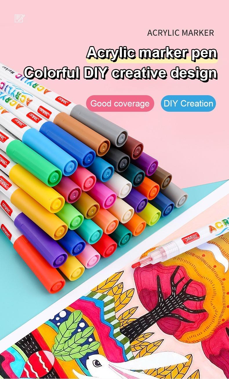 JiMiao Valve Acrylic Coloring Marker Pen